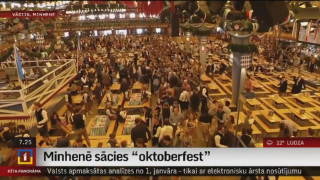 Minhenē sācies "Oktoberfest"