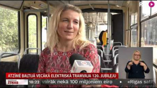 Atzīmē Baltijā vecākā elektriskā tramvaja 120. jubileju