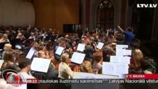 Riharda Štrausa "Varoņa dzīve"  LNSO 90.jubilejas koncertā