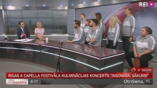 Rīgas A Capella festivāla kulminācijas koncerts "Insomnia: sākums"