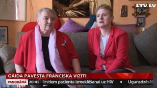 Gaida Pāvesta Franciska vizīti