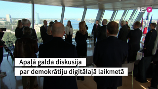Diskusija ar Francijas prezidentu par demokrātiju digitālajā laikmetā (latviešu valodā)