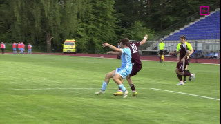 U-21 Eiropas čempionāta atlases spēle futbolā. Latvija – Sanmarīno. Spēles spilgtākās epizodes