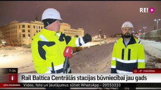 Rail Baltica Centrālās stacijas būvniecībai jau gads