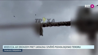 Krievija ar droniem pret Ukrainu izvērš psiholoģisko teroru