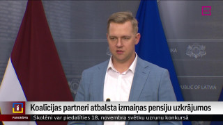 Koalīcijas partneri atbalsta izmaiņas pensiju uzkrājumos