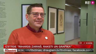 Latvijas Republikas ģērboņa un Mildas tēla naudaszīmes autoram grafiķim  Rihardam Zariņam 150