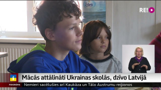 Mācās attālināti Ukrainas skolās, dzīvo Latvijā