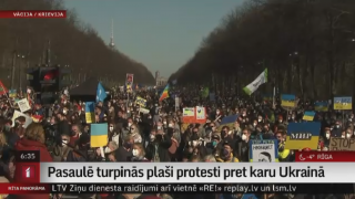 Pasaulē turpinās plaši protesti pret karu Ukrainā