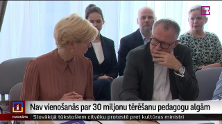 Nav vienošanās par 30 miljonu tērēšanu pedagogu algām