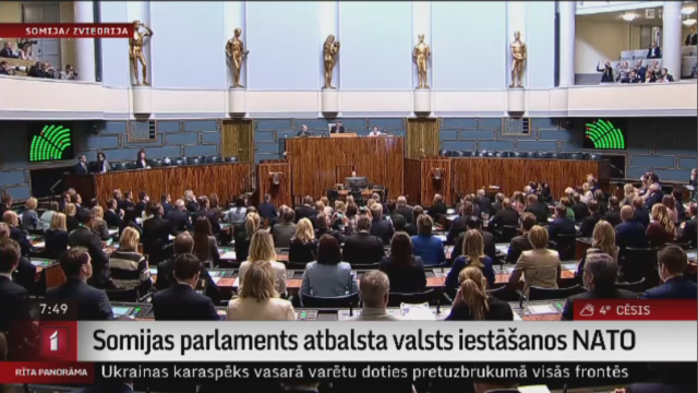 Somijas parlaments atbalsta valsts  iestāšanos NATO