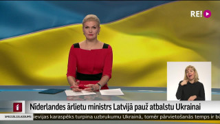 Nīderlandes ārlietu ministrs Latvijā pauž atbalstu Ukrainai