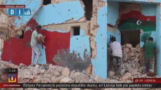 Sīrijā ielu mākslā piemin upurus Marokas un Lībijas dabas katastrofās