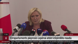 Eiroparlaments pieprasīs Lepēnai atdot izšķērdēto naudu