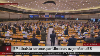 EP atbalsta sarunas par Ukrainas uzņemšanu ES