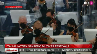 Itālijā notiek Sanremo mūzikas  festivāls