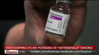Dienvidāfrika atliek potēšanu ar "AstraZeneca" vakcīnu