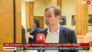 Arī studenti lūdz finansiālu palīdzību Covid-19 dēļ