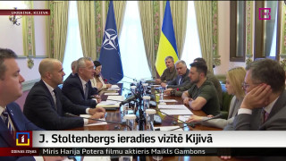 NATO ģenerālsekretārs ieradies vizītē Kijivā