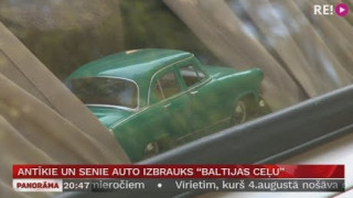 Antīkie un senie auto izbrauks "Baltijas ceļu"