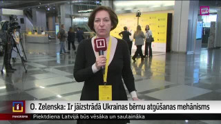 Zelenska: Ir jāizstrādā Ukrainas bērnu atgūšanas mehānisms