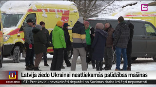 Latvija ziedo Ukrainai neatliekamās palīdzības mašīnas