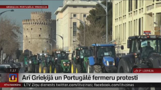Arī Grieķijā un Portugālē fermeru protesti