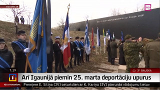 Igaunijā piemin 25. marta deportāciju upurus