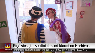 Rīgā viesojas septiņi dakteri klauni no Harkivas