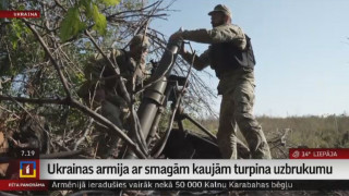 Ukrainas armija turpina uzbrukumu pie Bahmutas
