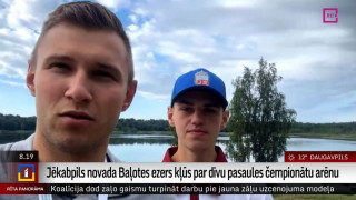 Jēkabpils novada Baļotes ezers kļūs par divu pasaules čempionātu arēnu