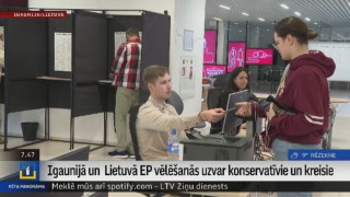 Igaunijā un Lietuvā EP vēlēšanās uzvar  konservatīvie un kreisie