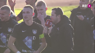 Futbola virslīgas spēle FK Liepāja - Valmiera FC. Intervija ar Raimondu Krolli