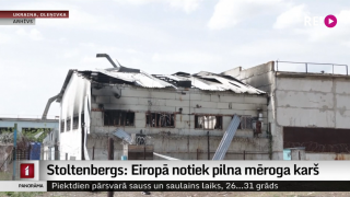 Stoltenbergs: Eiropā notiek pilna mēroga karš