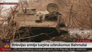 Krievijas armija turpina uzbrukumus Bahmutai