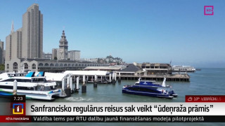 Sanfrancisko regulārus reisus sāk veikt "ūdeņraža prāmis"