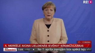 A. Merkele aicina Lieldienās ievērot ierobežojumus