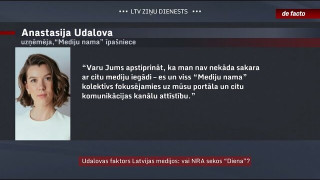 Udalovas faktors Latvijas medijos: vai NRA sekos “Diena”?