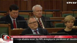Ministru prezidents atskaitās Saeimai