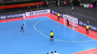 Portugāle-Kazahstāna. Pēcspēles sitieni Pasaules kausa telpu futbolā pusfinālā