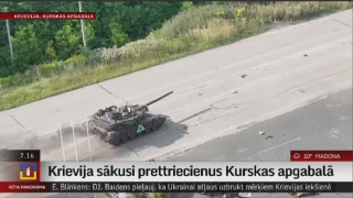 Krievija sākusi prettriecienus Kurskas apgabalā