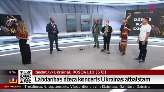 Labdarības džeza koncerts Ukrainas atbalstam