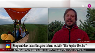 Intervija ar gaisa balonu pilou Ģirtu Vilku