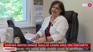 Ģimenes ārstes praksē Siguldā vairāk nekā 50 % vakcinēto