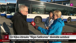 Uz Kijevu izbrauks "Rīgas satiksmes" dāvinātie autobusi