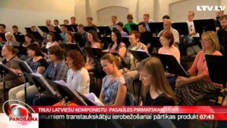 Triju latviešu komponistu  pasaules pirmatskaņojumi