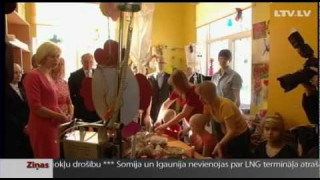 Президент Латвии посетил Детскую республиканскую больницу