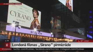 Londonā filmas "Sirano" pirmizrāde