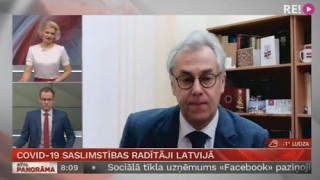 Saruna ar Juriju Perevoščikovu par Covid-19 saslimstības rādītājiem Latvijā