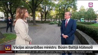 Vācijas aizsardzības ministrs: Būsim Baltijā klātesoši